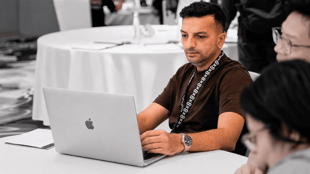 Kunal Ashar at a conference