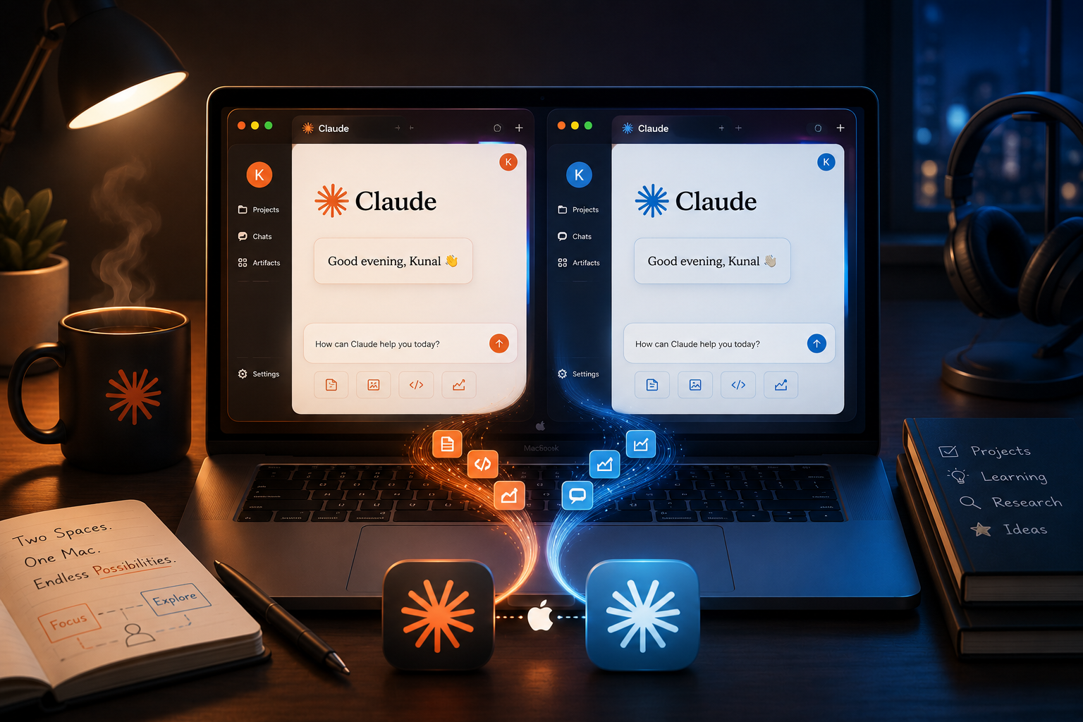 Running Two Claude Accounts on One Mac